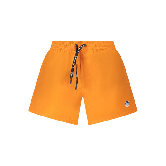 North Sails Arancione Nylon Men's Swim Boxer North Sails