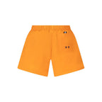 North Sails Arancione nylon men's swim boxer showing bright orange swim shorts with a comfortable fit and elastic waistband.