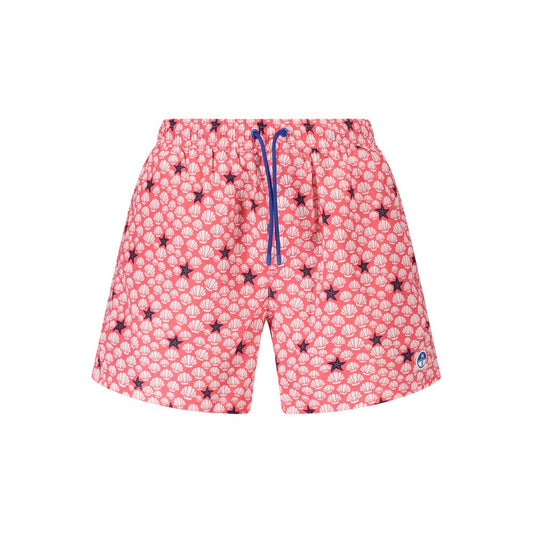 North Sails Rosso Polyester Men Swim Trunk North Sails
