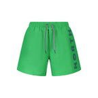 North Sails Verde Nylon men's swim boxer with a fitted design and vibrant green color, suitable for beach or pool activities.