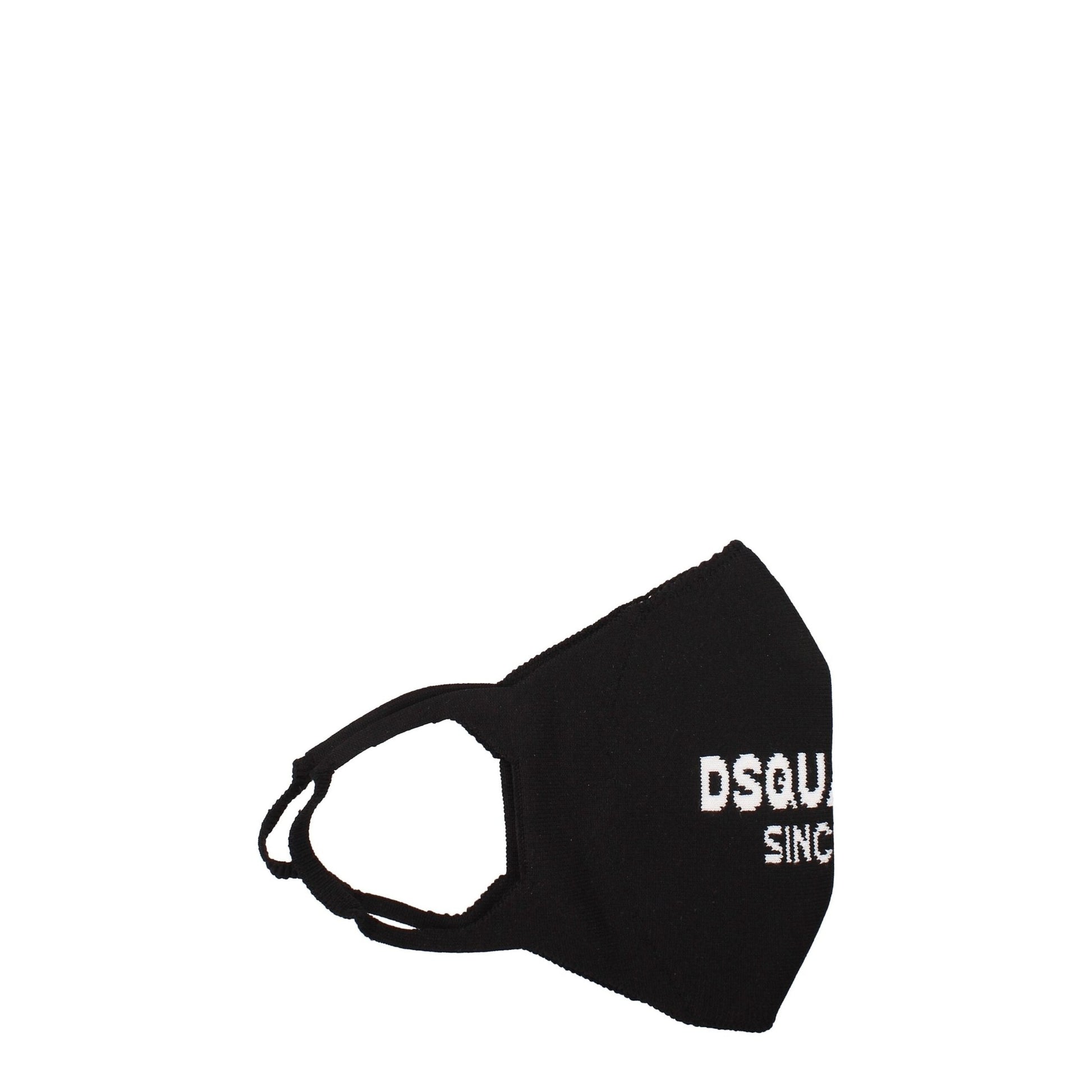 Dsquared² Black Polipropilene Facemask