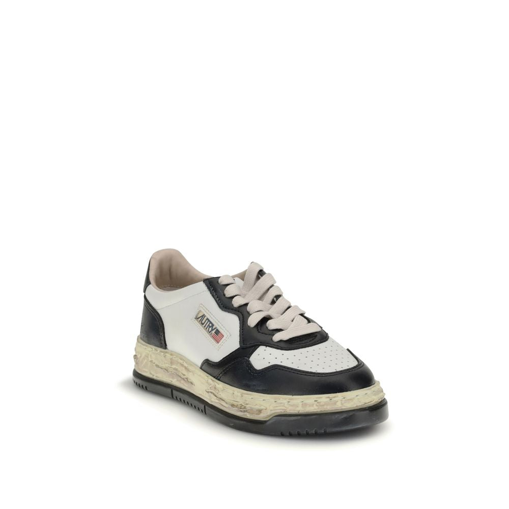 Autry Black Leather Athletic Sneakers Autry
