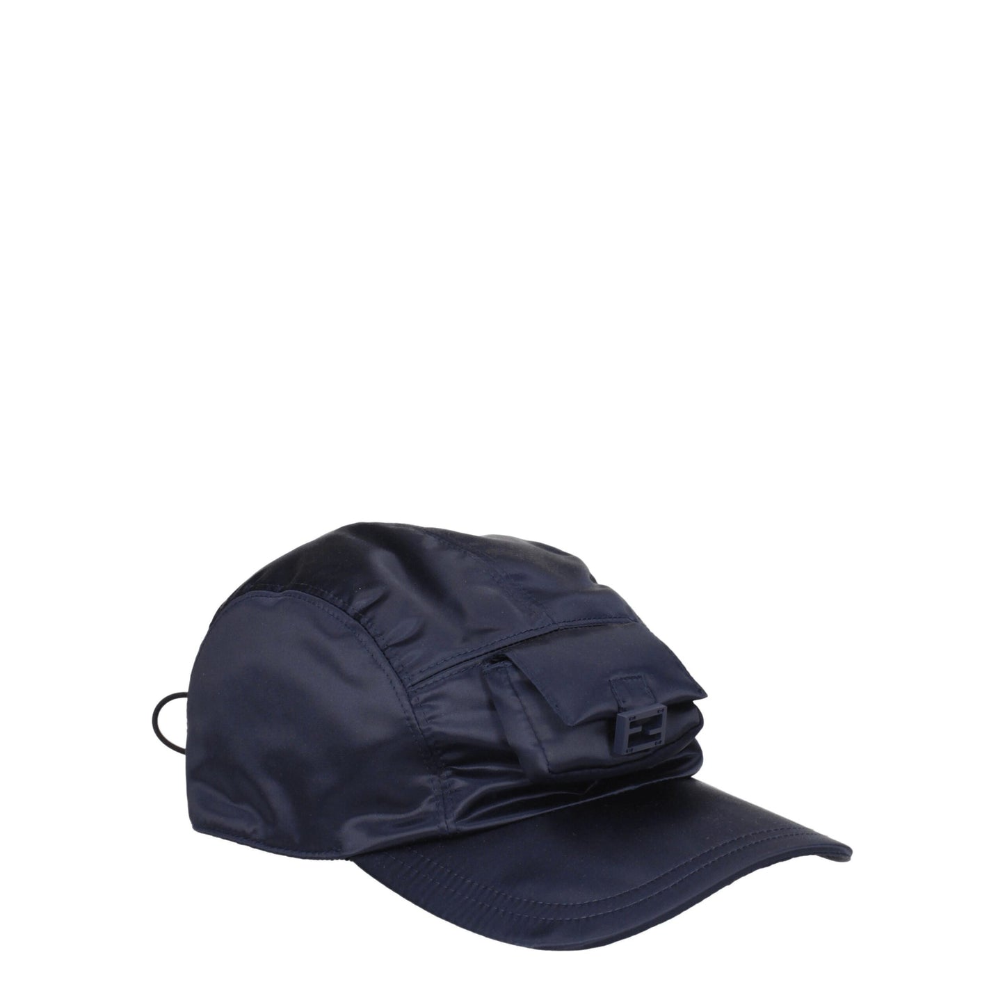 Fendi Blue Polyamide Cap Baseball Hat