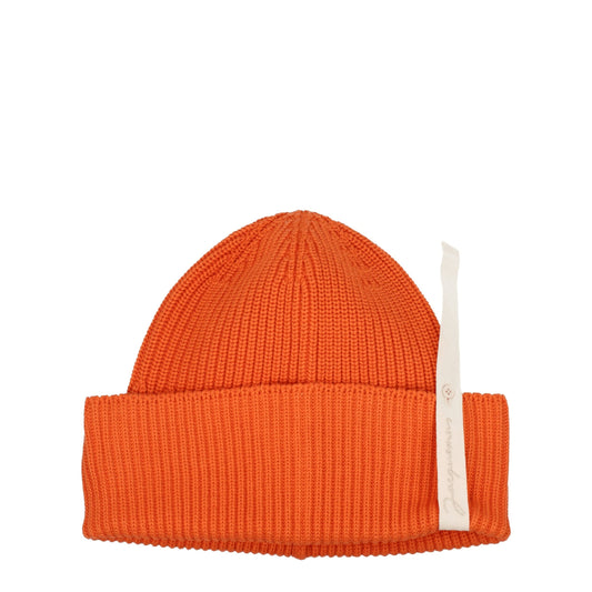 Jacquemus Orange Cotton Beanie Jacquemus