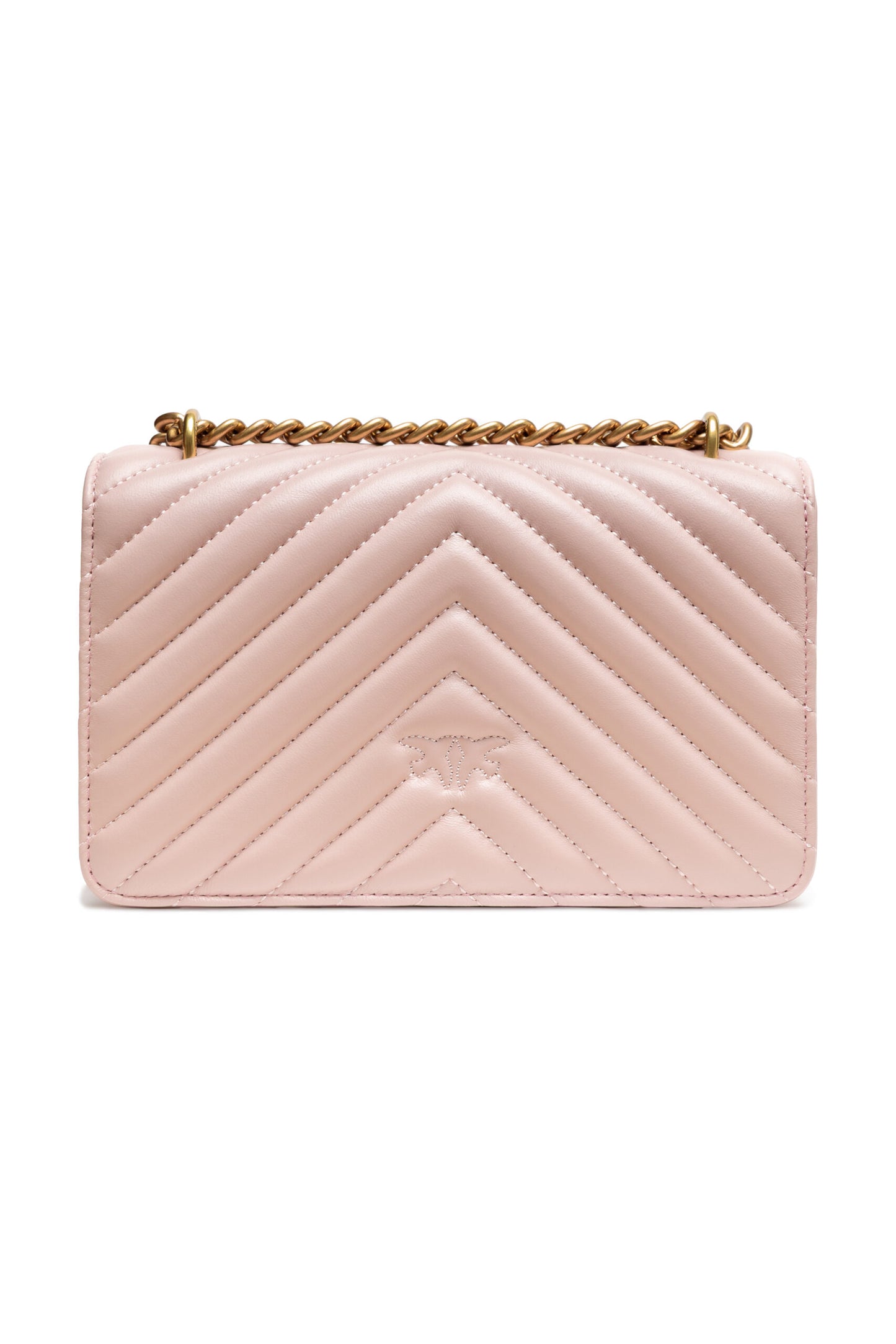 PINKO Powder Pink Love One Mini Shoulder Bag PINKO