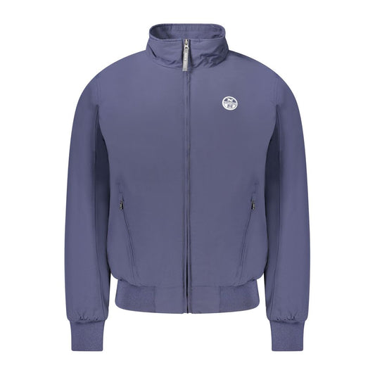 North Sails Blue Polyester Men's Bomber Jacket North Sails