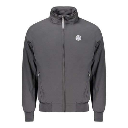North Sails Black Polyester Men Jacket North Sails