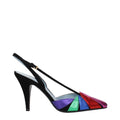 Black leather Valentino Garavani high heel pumps with pointed toes and sleek design, stylish footwear for formal occasions.