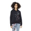 Mr&Mrs Italy Blue Cotton Women Sweatshirt Top