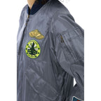 Mr&Mrs Italy Light Blue Polyamide Women Bomber Jacket