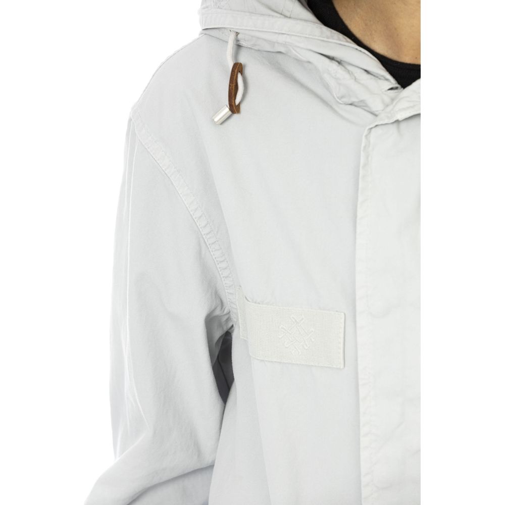 Mr&Mrs Italy Silver Cotton Women Jacket