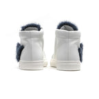 Mr&Mrs Italy White Leather Women Sneaker