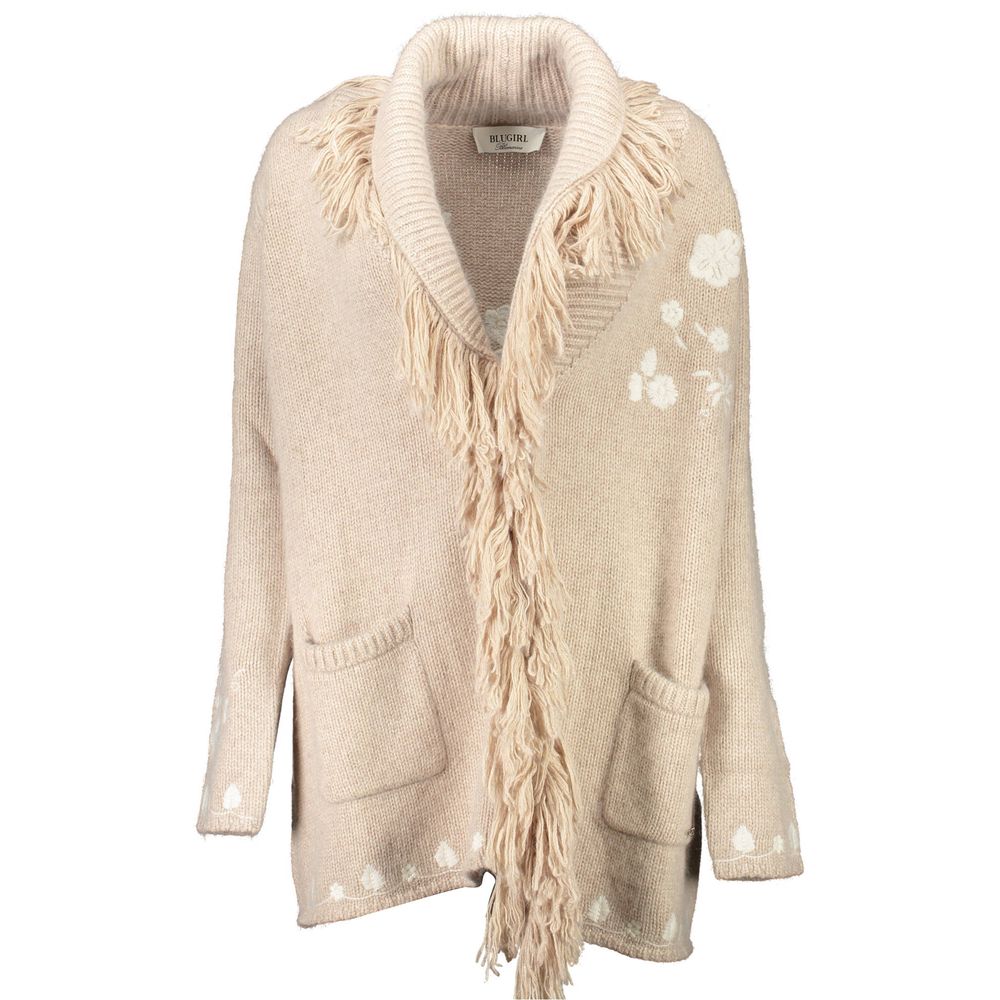 Blugirl Beige Wool Sweater Blugirl