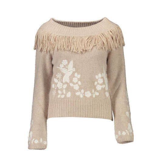 Blugirl Beige Wool Sweater Blugirl