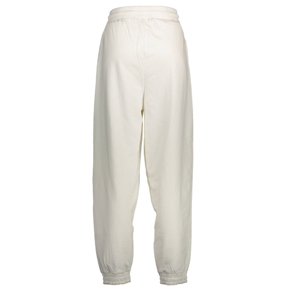Tommy Hilfiger White Cotton Women's Sweatpant Tommy Hilfiger