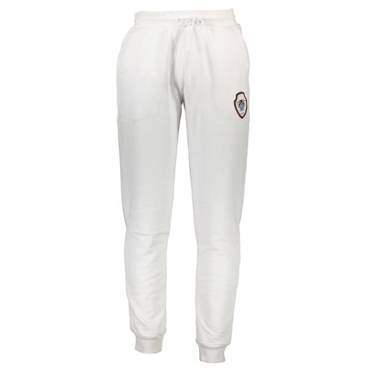 Cavalli Class White Cotton Pant Cavalli Class