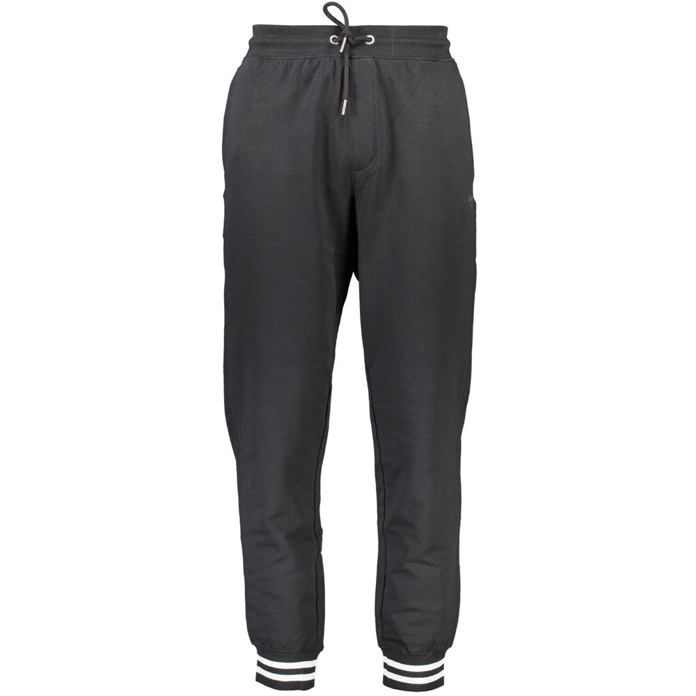 Guess Jeans Black Cotton Pant Guess Jeans