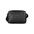 Calvin Klein Nero recycled polyester men's briefcase with sleek design and sturdy handles, ideal for business and professional use.