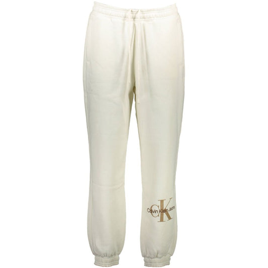 Calvin Klein White Cotton Pant Calvin Klein