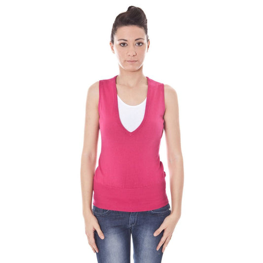 Datch Pink Cotton Waistcoat Datch