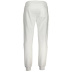 Cavalli Class Bianco Cotton Men Sport Pant