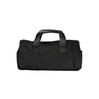 Tommy Hilfiger black polyester men's shoulder bag with adjustable strap and minimalist design, suitable for everyday use.