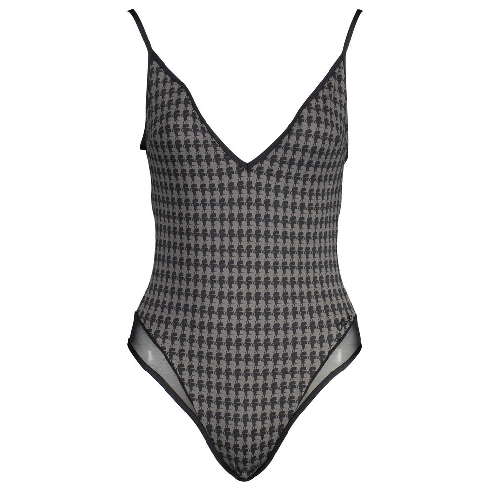 Karl Lagerfeld Black Polyamide Women Swimsuit