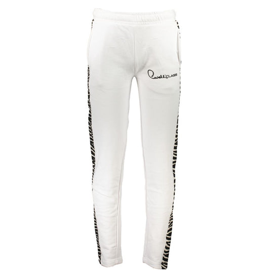 Cavalli Class White Cotton Pant Cavalli Class