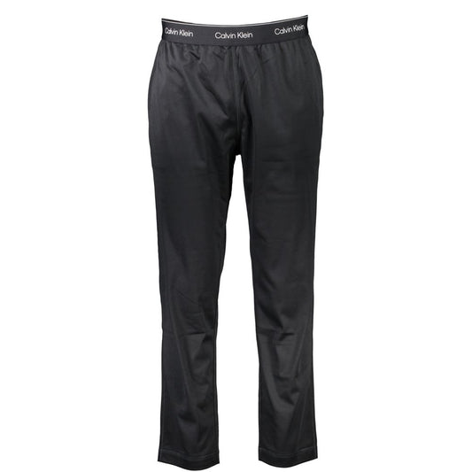Calvin Klein Black Polyester Men's Track Pant Calvin Klein