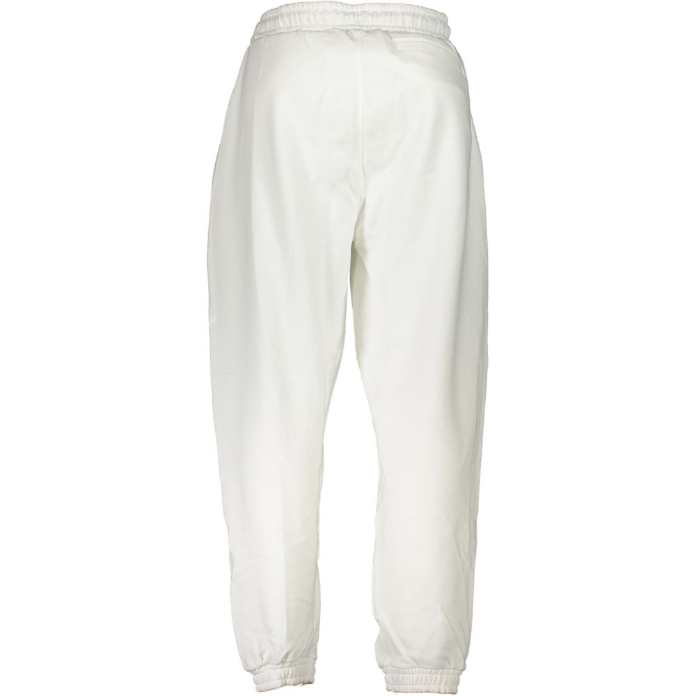 Calvin Klein Bianco cotton men's sport trousers, front view showing tailored fit and classic design.
