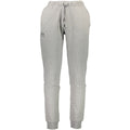 La Martina Grigio cotton men's sport trousers showing a relaxed fit and casual style in a neutral gray color.