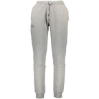 La Martina Grigio cotton men's sport trousers showing a relaxed fit and casual style in a neutral gray color.