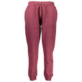 Cavalli Class Viola polyester women's tracksuit pants with a relaxed fit and elastic waistband, stylish athletic wear.