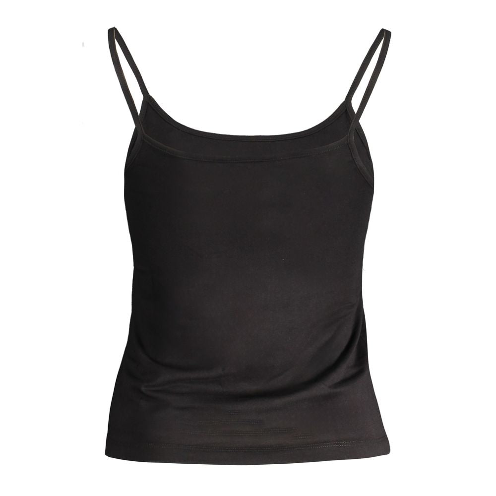 Calvin Klein Black Cotton Tank Top Calvin Klein