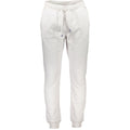 White cotton men's sport trousers by North Sails, featuring a relaxed fit and casual design for comfortable everyday wear.