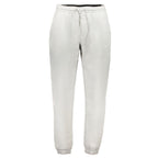 Calvin Klein Grigio cotton men's sweatpants with elastic waistband and pockets, casual athletic wear.