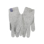 North Sails Grigio Lana men's gloves showing soft gray knit fabric and ribbed cuffs for warmth and style.