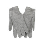 North Sails Grigio Lana men's gloves in soft gray wool, detailed close-up showing knit texture and stylish design.
