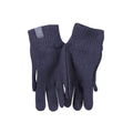 North Sails blue wool men's glove showing soft knit fabric and snug fit, ideal for cold weather.