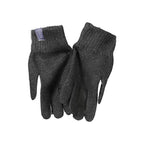 North Sails Nero Lana Uomo glove showing black wool knit material with ribbed cuff and detailed stitching.