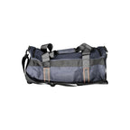 North Sails Blu polyester men's duffle bag with handles and zipper closure, designed for travel and storage.