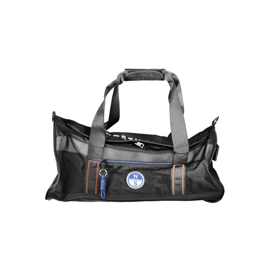 North Sails Black Polyester Men's Duffle Bag North Sails