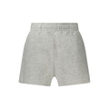 Fila gray cotton women's track pants with an elastic waistband and relaxed fit, suitable for casual wear and athletic activities.
