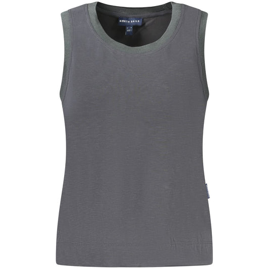 North Sails Black Modal Women Tank Top North Sails