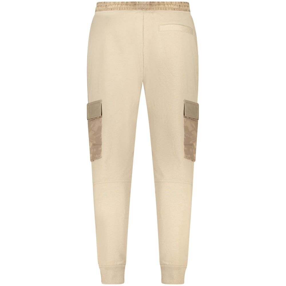 Hugo Boss Beige Cotton Men's Jogger Trouser Hugo Boss