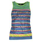 Desigual Verde viscosa women's tank top with sleeveless design and relaxed fit, showcasing a stylish casual summer look.