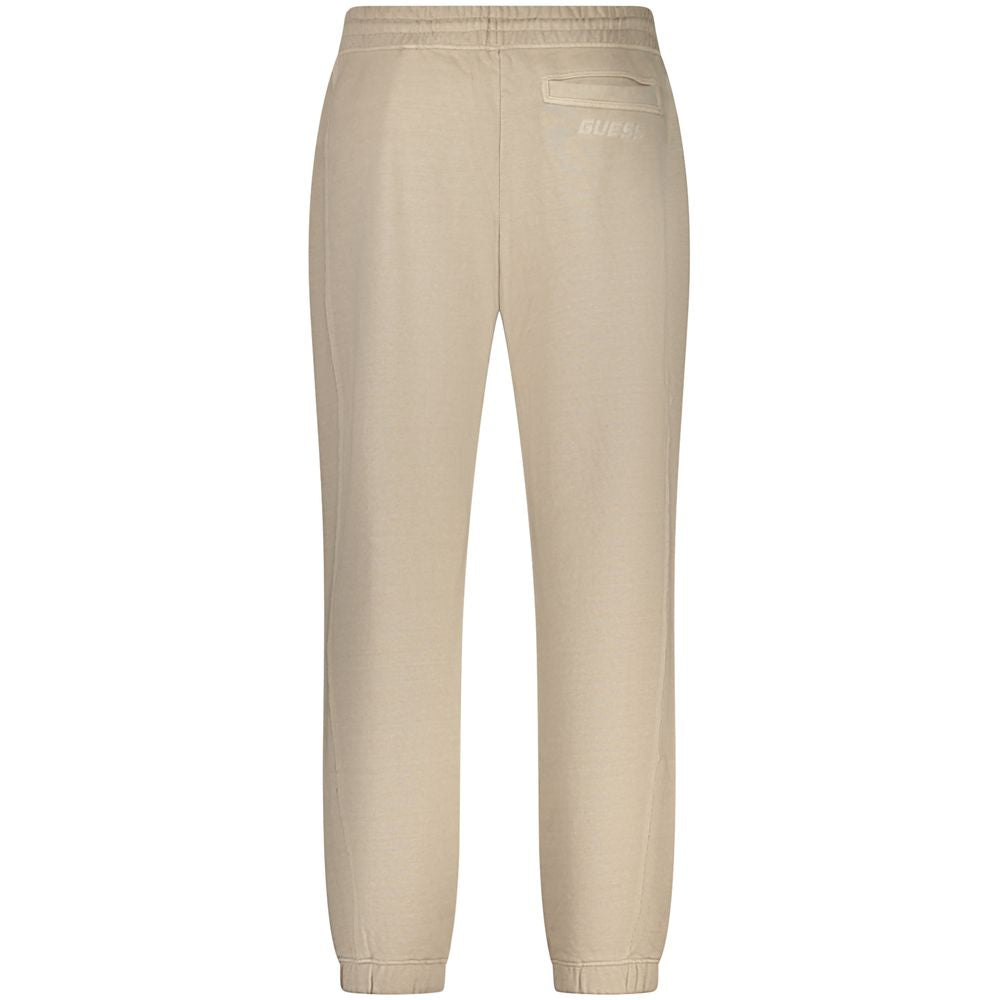 Guess Jeans Beige Cotton Men's Sweatpants Guess Jeans
