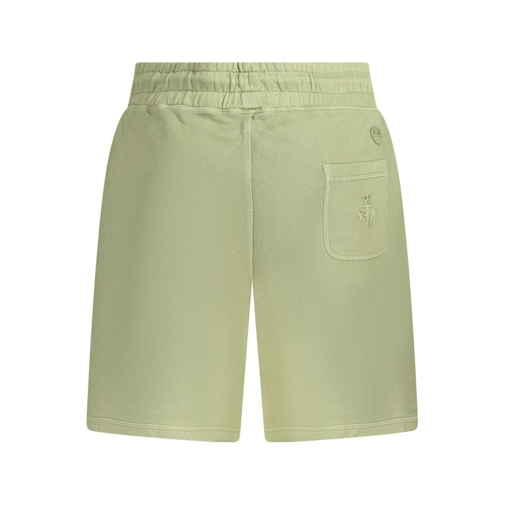 North Sails Verde cotton men's sweatpants shown in green with a relaxed fit and drawstring waistband.