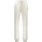 White cotton women's sweatpant from North Sails with a relaxed fit and elastic waistband, casual and comfortable for everyday wear.