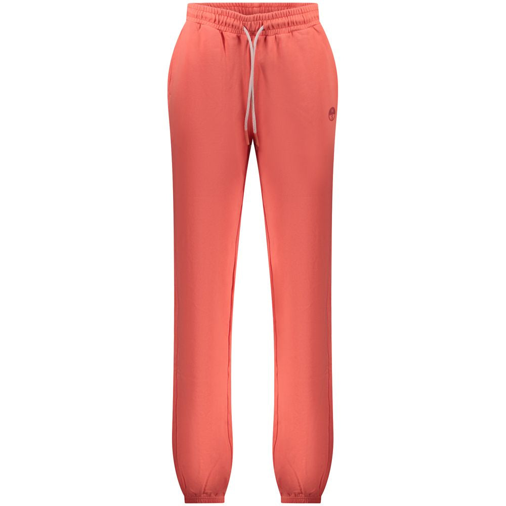 North Sails Rosa Cotton Women's Trousers, tailored fit, beige color, lightweight casual pants, front pockets, for comfortable everyday wear.